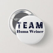 TEAM Huma Weiner Ronde Button 5,7 Cm (Voorkant /achterkant)