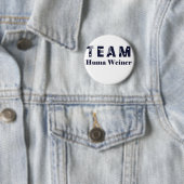 TEAM Huma Weiner Ronde Button 5,7 Cm (In situ)
