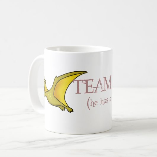 Team Ianto- PterodactylMok Koffiemok (Voorkant links)