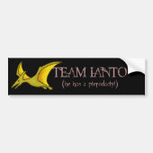 Team Ianto- Pterodactylsticker Bumpersticker (Voorkant)