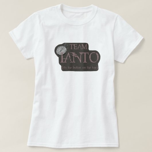 Team Ianto-stopwatch T-shirt (Design voorkant)