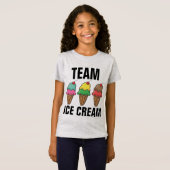 TEAM ICE CREAM Kids T-Shirts (Voorkant volledig)