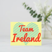 Team Ierland Briefkaart (Staand voorkant)