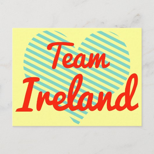 Team Ierland Briefkaart (Voorkant)
