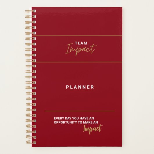TEAM IMPACT PLANNER (Voorkant)