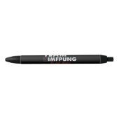 Team Impfung Zwarte Inkt Pen (Voorkant)