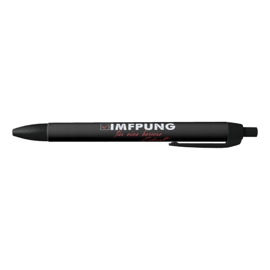 Team Impfung Zwarte Inkt Pen (Bodem)
