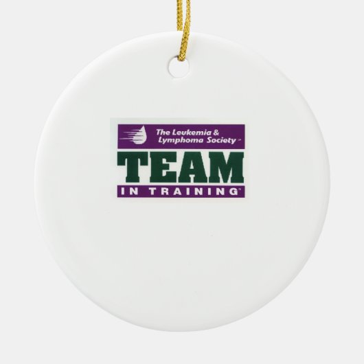 Team in de opleiding Marathon de Paris Keramisch Ornament (Voorkant)