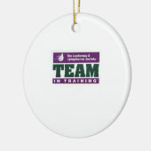 Team in de opleiding Marathon de Paris Keramisch Ornament (Links)