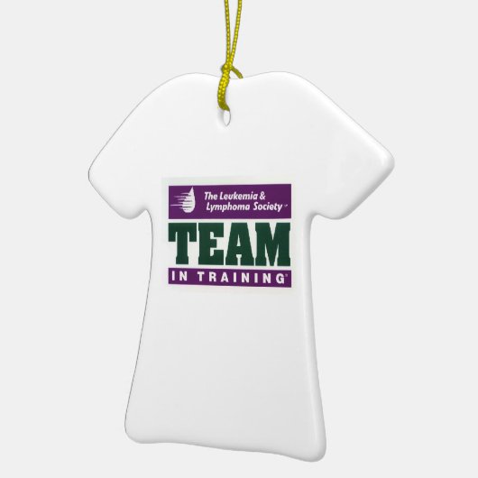 Team in de opleiding Marathon de Paris Keramisch Ornament (Links)