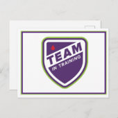 Team in de Post Training Card Briefkaart (Voorkant / Achterkant)