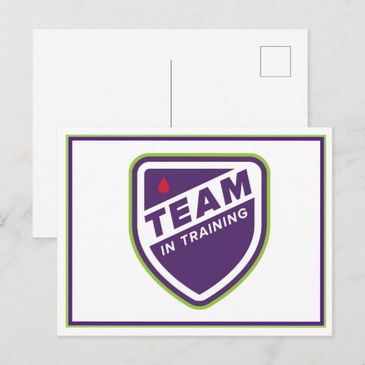 Team in de Post Training Card Briefkaart (Voorkant / Achterkant)