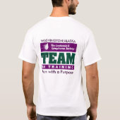 Team in het T-shirt van de Prestaties van de Oplei (Achterkant)