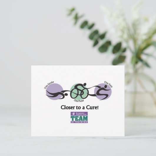 Team in opleiding Dank u Briefkaart (Staand voorkant)