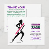 Team in opleiding: Dank u Briefkaart (Voorkant / Achterkant)