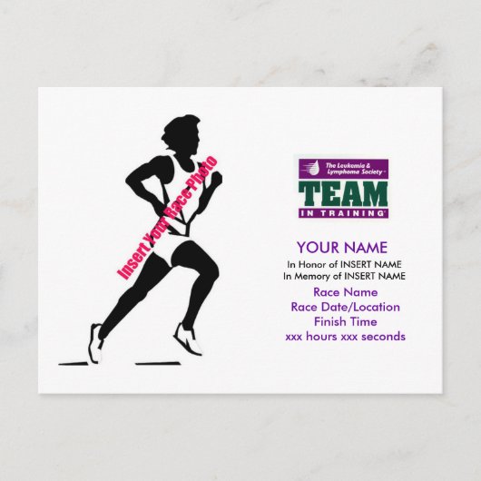 Team in opleiding: Dank u Briefkaart (Voorkant)