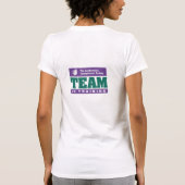 Team in opleiding Dichter bij een zuiver  T-shirt (Achterkant)