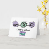 Team in Training Folded Card Kaart (Gele Bloem)