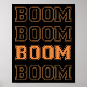 Team India Bumrah Fan T-shirt - Boom Boom Boom Boo Poster