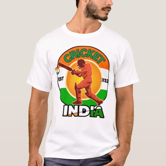 Team India Cricket T-shirt (Voorkant)