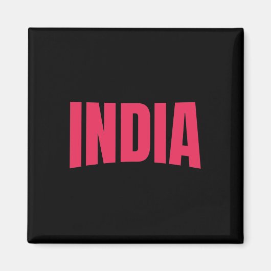 Team India World Cricket Cup Fan Jersey Magneet (Voorkant)