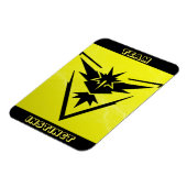Team Instinct POGO Raid Car Magnet Magneet (Linkerzijde)