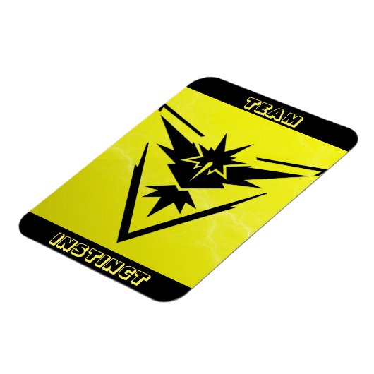 Team Instinct POGO Raid Car Magnet Magneet (Linkerzijde)