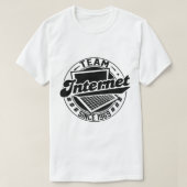 Team Internet - sinds 1969 T-shirt (Design voorkant)