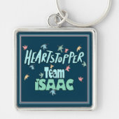 Team Isaac Blauwgroen Sleutelhanger (Voorkant)