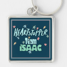 Team Isaac Blauwgroen Sleutelhanger