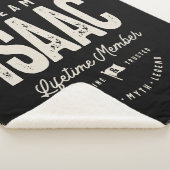 Team Isaac Lifetime Lid Gepersonaliseerde Naam Sherpa Deken (3/4)