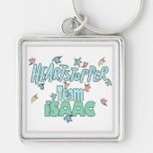 Team Isaac White Sleutelhanger (Voorkant)