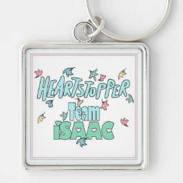 Team Isaac White Sleutelhanger