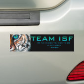 Team ISF-Bumpersticker Bumpersticker (Op auto)