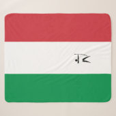 Team Italië Boogschieten Sherpa Deken (Voorkant (horizontaal))
