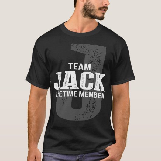 Team JACK-lid voor het leven T-shirt (Voorkant)