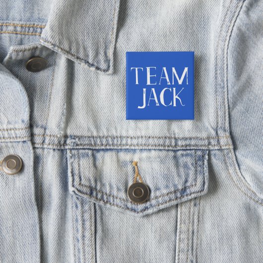 Team Jack Vierkante Button 5,1 Cm (In situ)