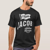 Team Jacob Lifetime Member Naam Jacob T-shirt (Voorkant)
