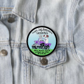Team JagJeepsters Geocaching Badge Ronde Button 7,6 Cm (In situ)