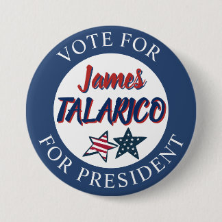 Team James Talarico van Jumbo-formaat voor Preside Ronde Button 7,6 Cm