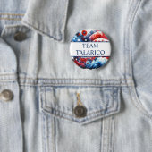 Team James Talarico voor President Ronde Button 5,7 Cm (In situ)