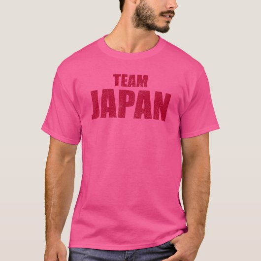 Team Japan Landenondersteuning T-shirt (Voorkant)