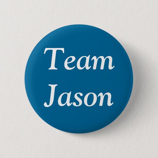 Team Jason badge Ronde Button 5,7 Cm (Voorkant)