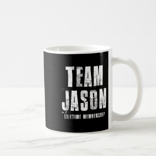 Team Jason Motivational Insrational Proud Family Koffiemok (Rechts)