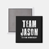 Team Jason Motivational Insrational Proud Family  Magneet (Voorkant / Achterkant)