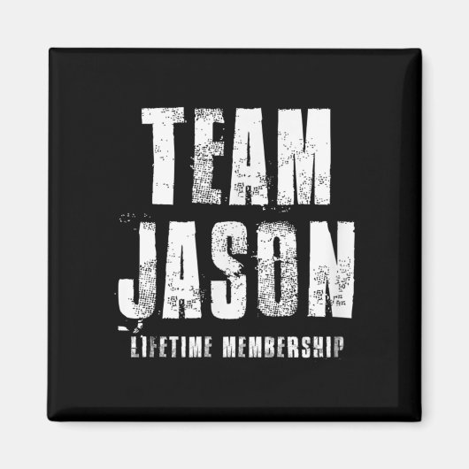 Team Jason Motivational Insrational Proud Family  Magneet (Voorkant)