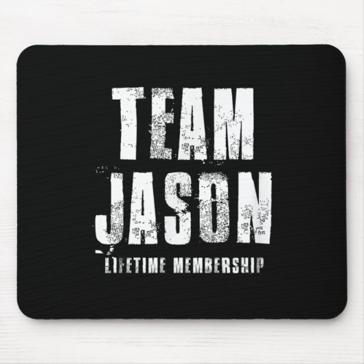 Team Jason Motivational Insrational Proud Family  Muismat (Voorkant)