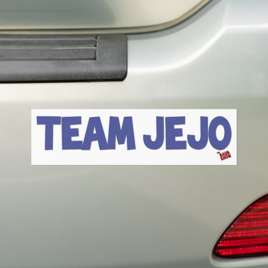 Team JeJo Bumpersticker (Op auto)