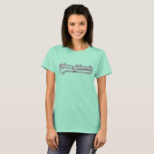 Team Jenesis - Roze Logo op roze T-shirt (Voorkant volledig)