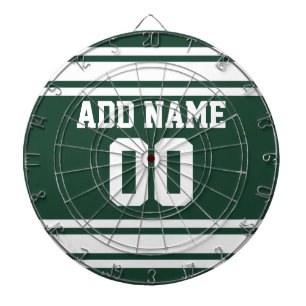 Team Jersey met de Naam en het Aantal van de Dartbord